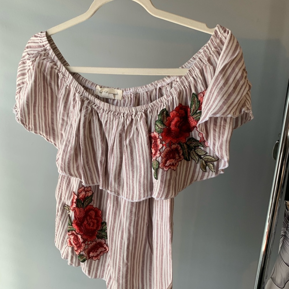 Off the shoulder blouse